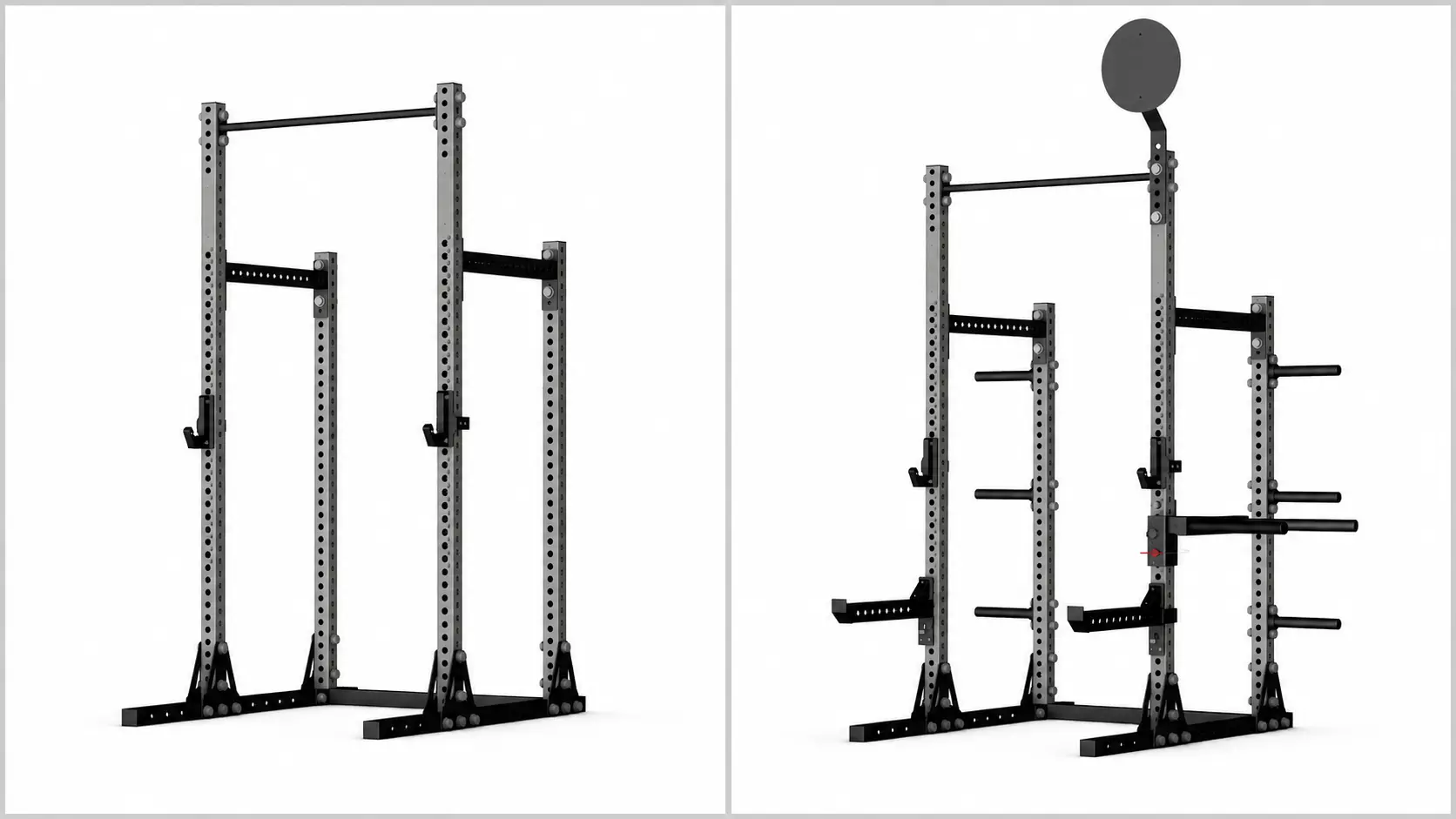2 Ares 2 Outdoor Racks Low-poly 3D model