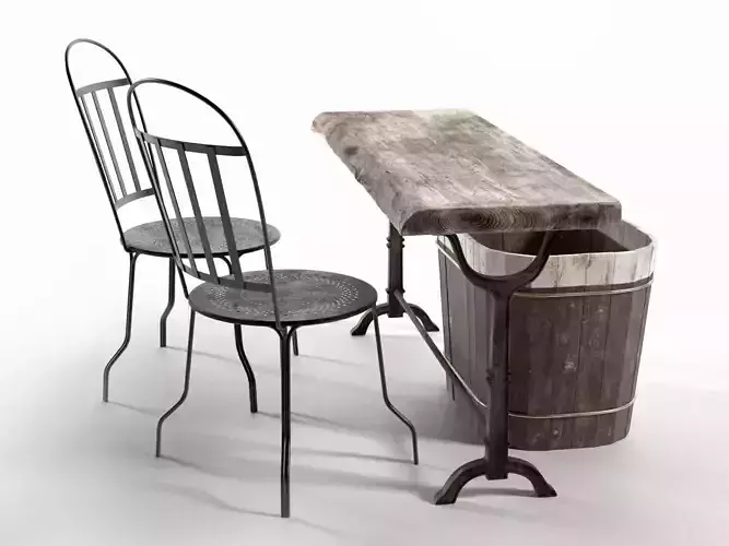 Loft Outdoor Set 3D model