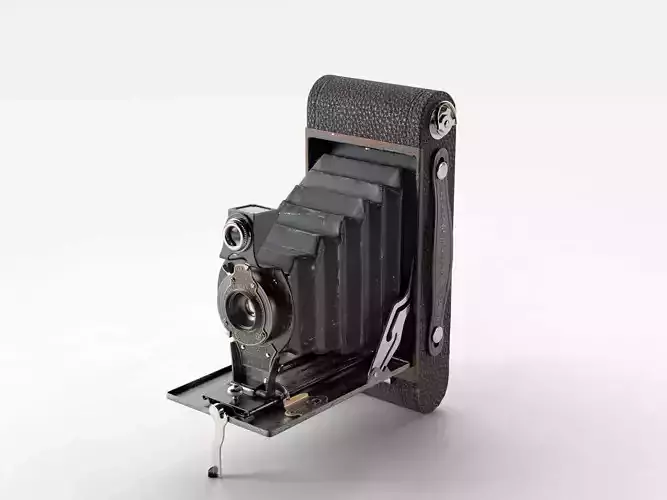 Kodak No2 Folding Autographic Brownie 3D model Kodak No2 Folding Autographic Brownie 3D model