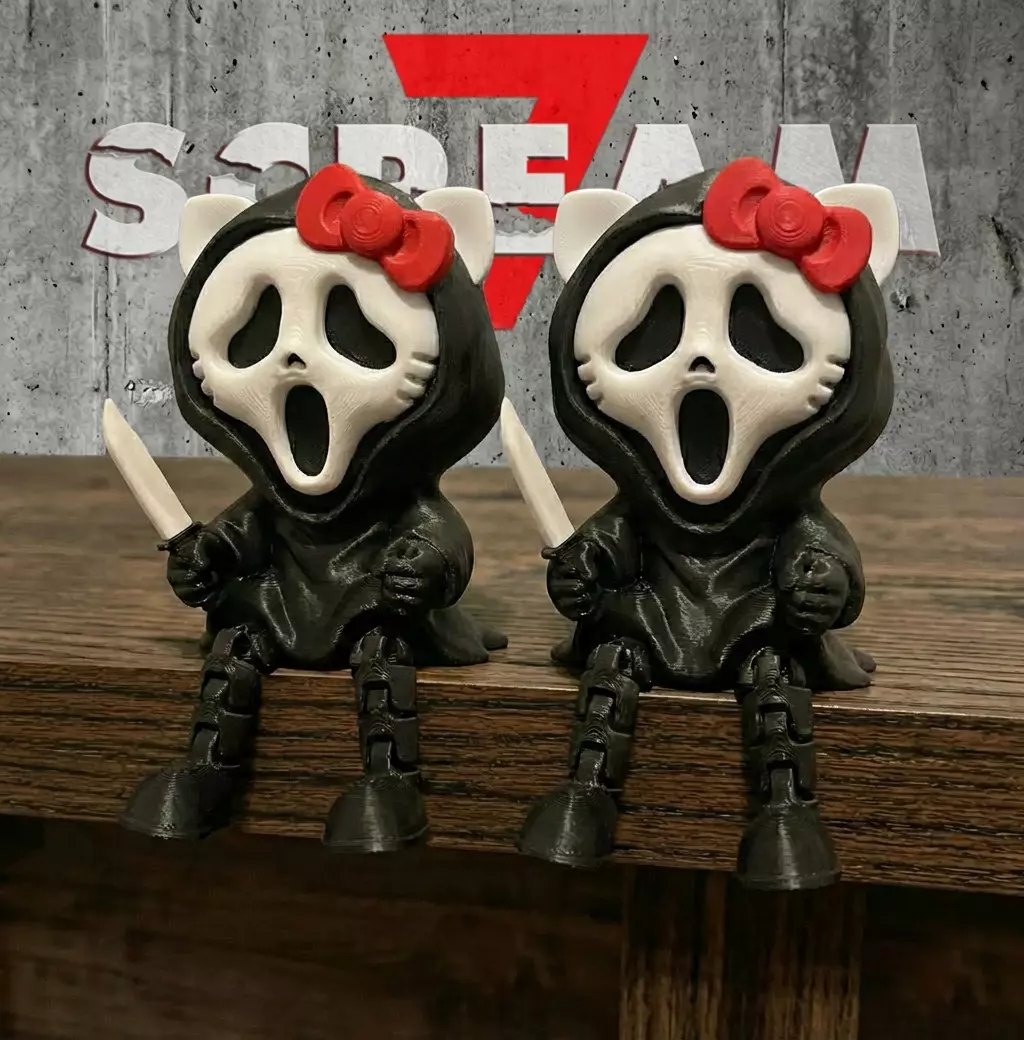 Ghostface - Hello Kitty 3D print model