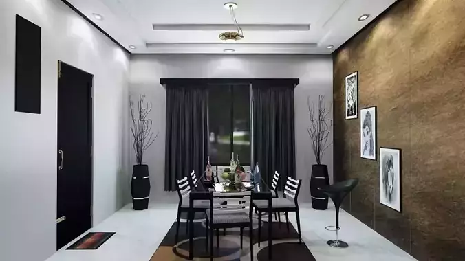 Dining room 3D model