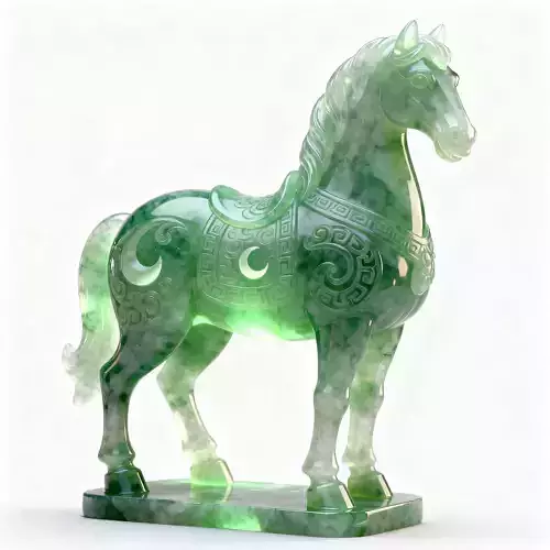 Jade horse Lunar year 3D Model