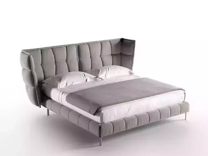 Husk Bed 3D model