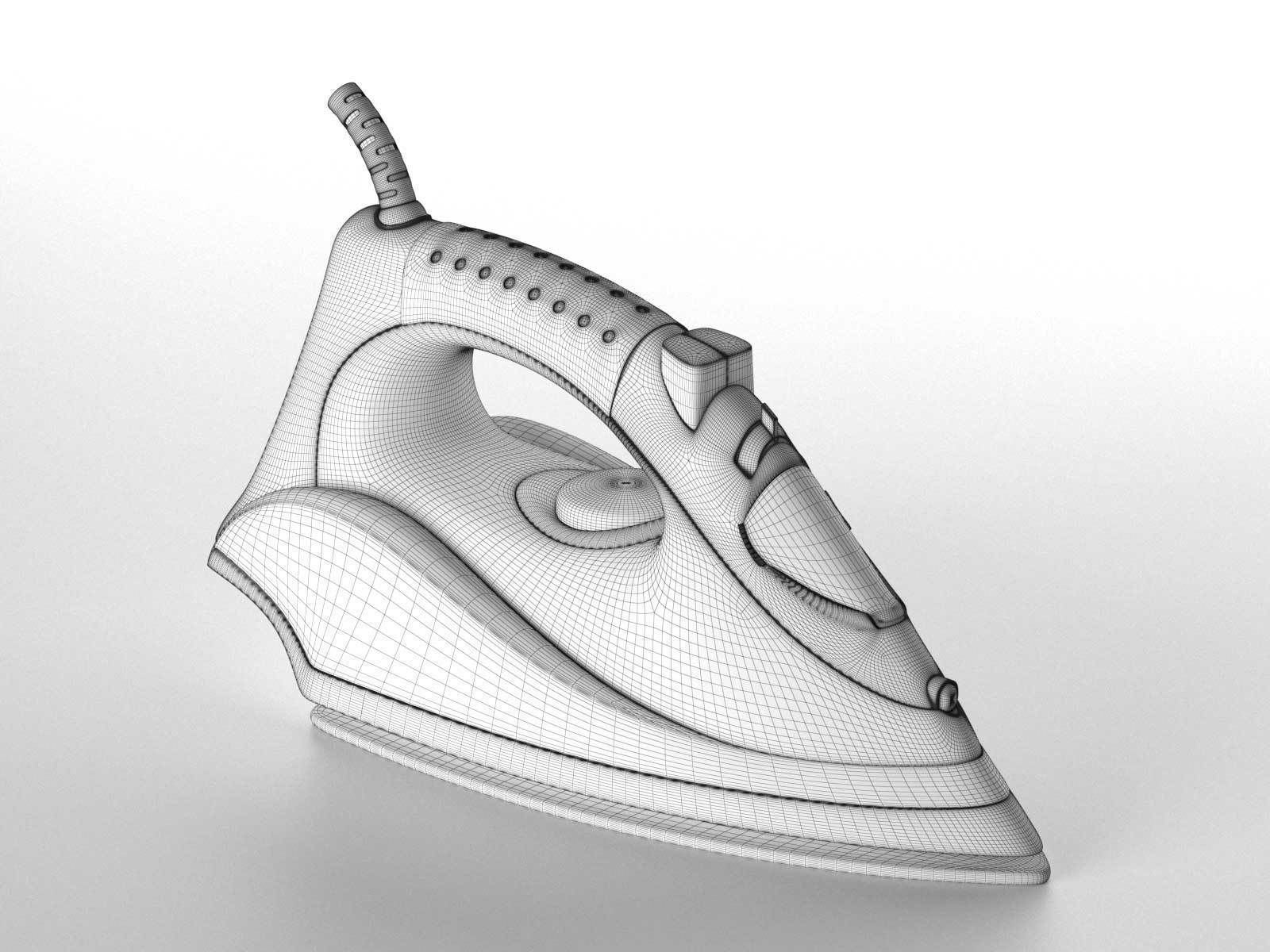 HOHFX403 Steam Iron 3D model_4