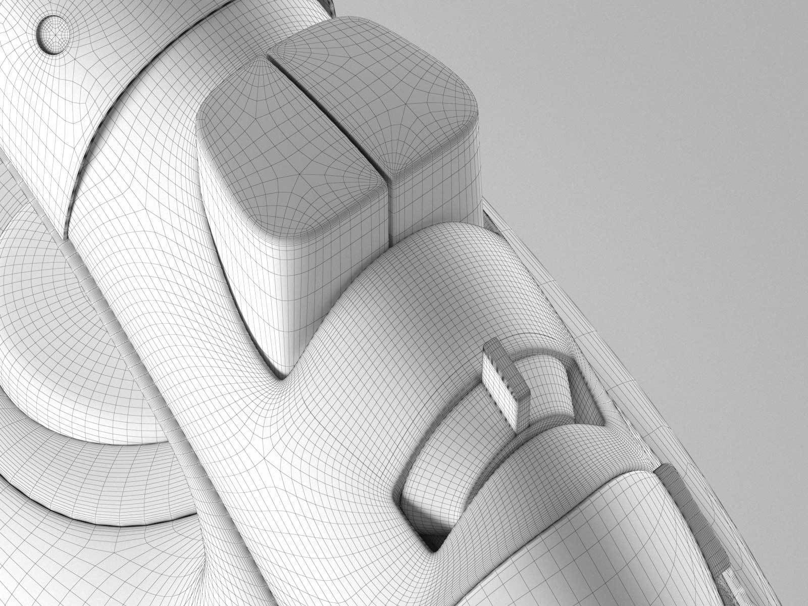 HOHFX403 Steam Iron 3D model_5