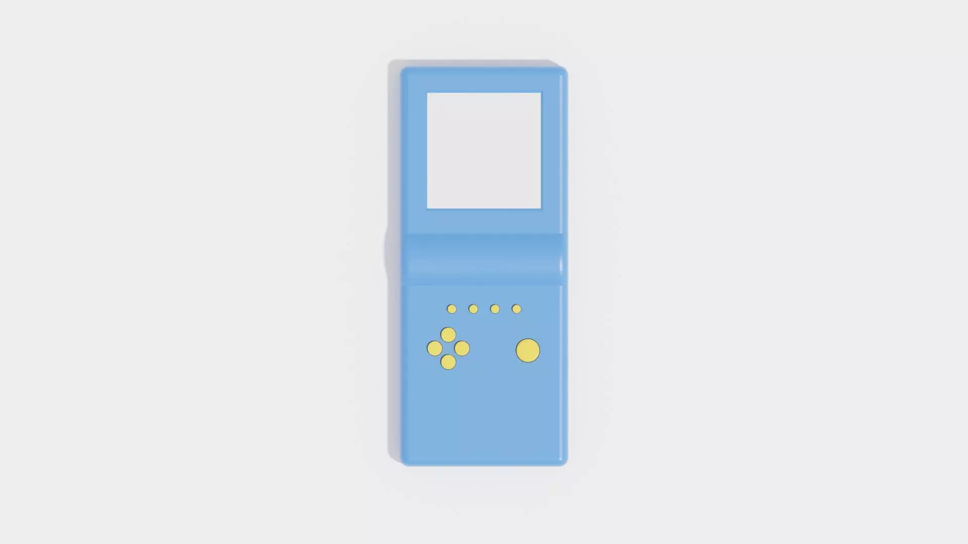 Gameboy Brick 9999 Free low-poly 3D model