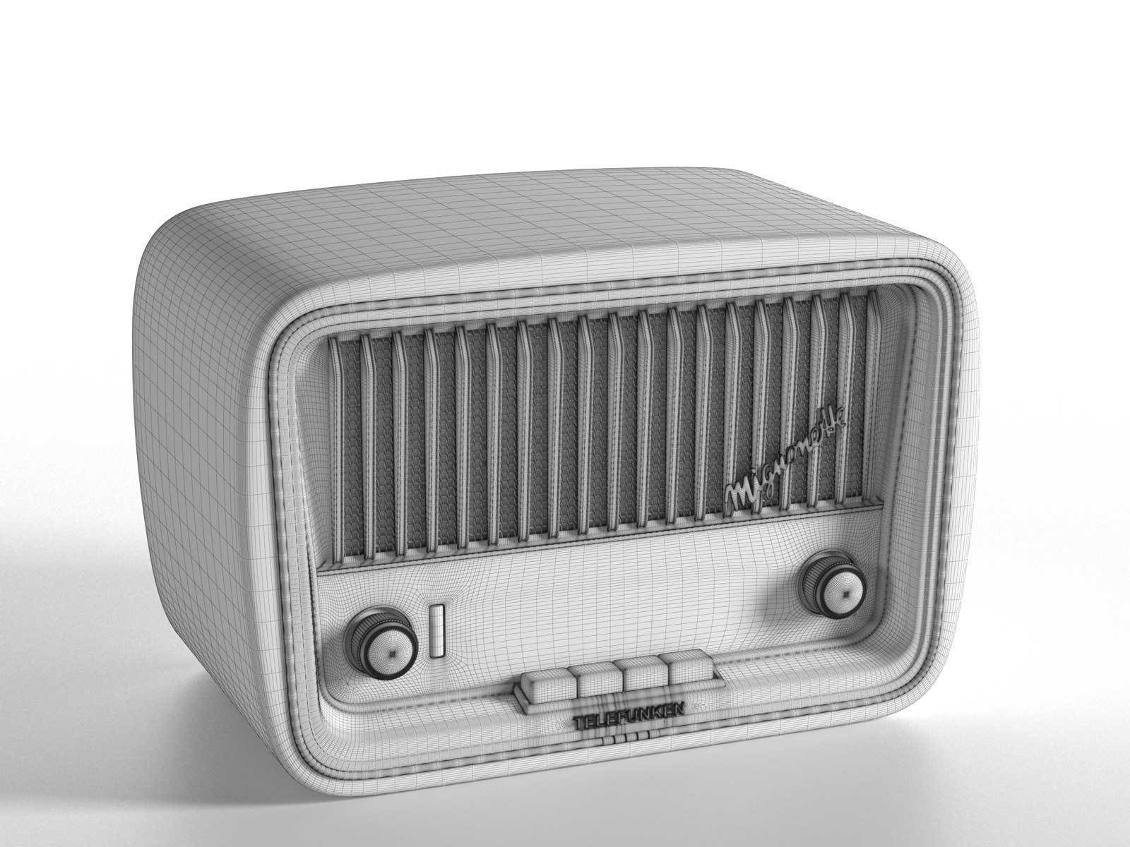Gavotte 1253 Radio 3D model_4
