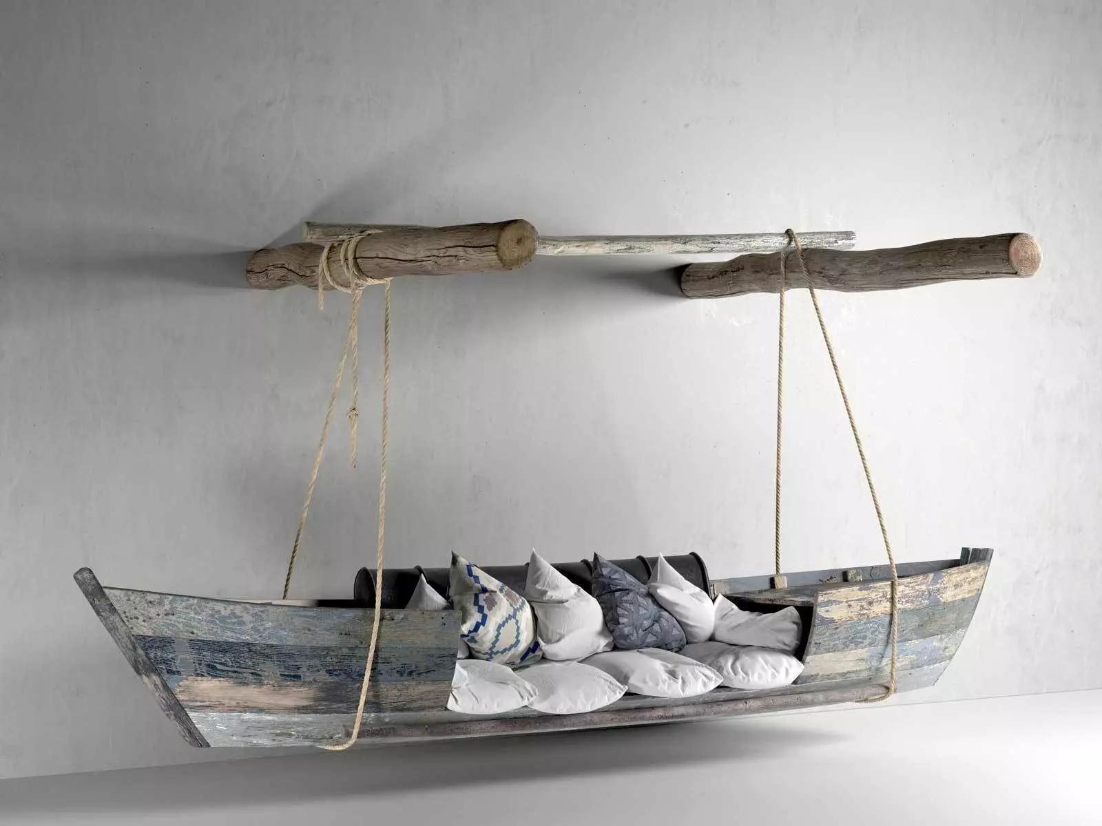 Hanging Boat Sofa 3D model_0