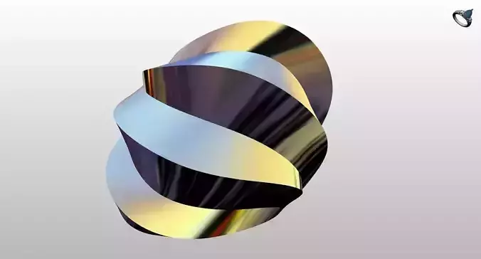 Spiral Blooming Petal Gold Ring