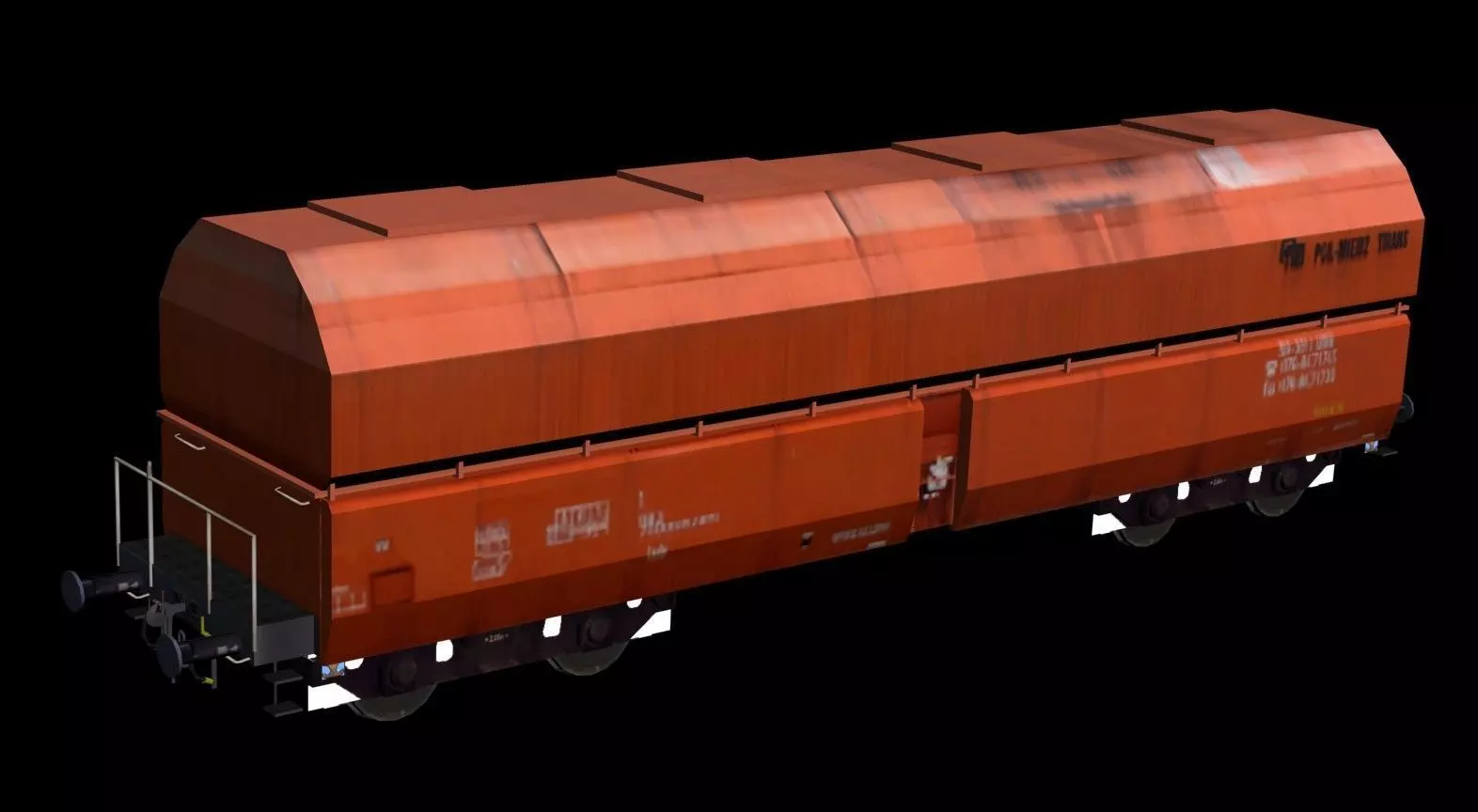 24V freight car model 3D model