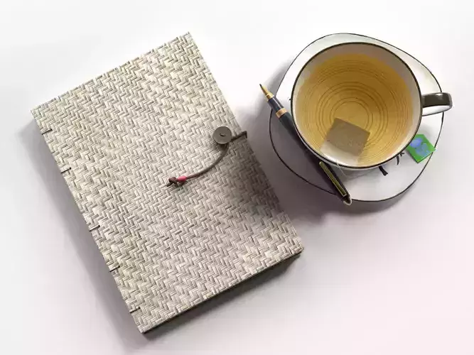 Diary Pen and Tea