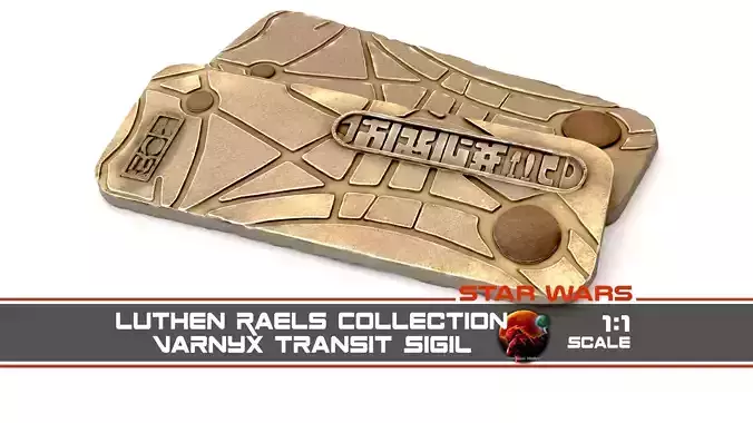 Luthen Raels Coin Collection - Varnyx Transit Sigil 1-1 scale