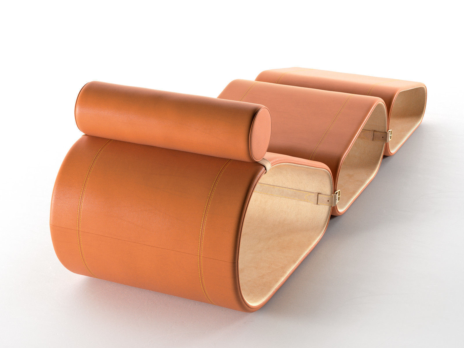 Chaise Lounge 02  3D model_2