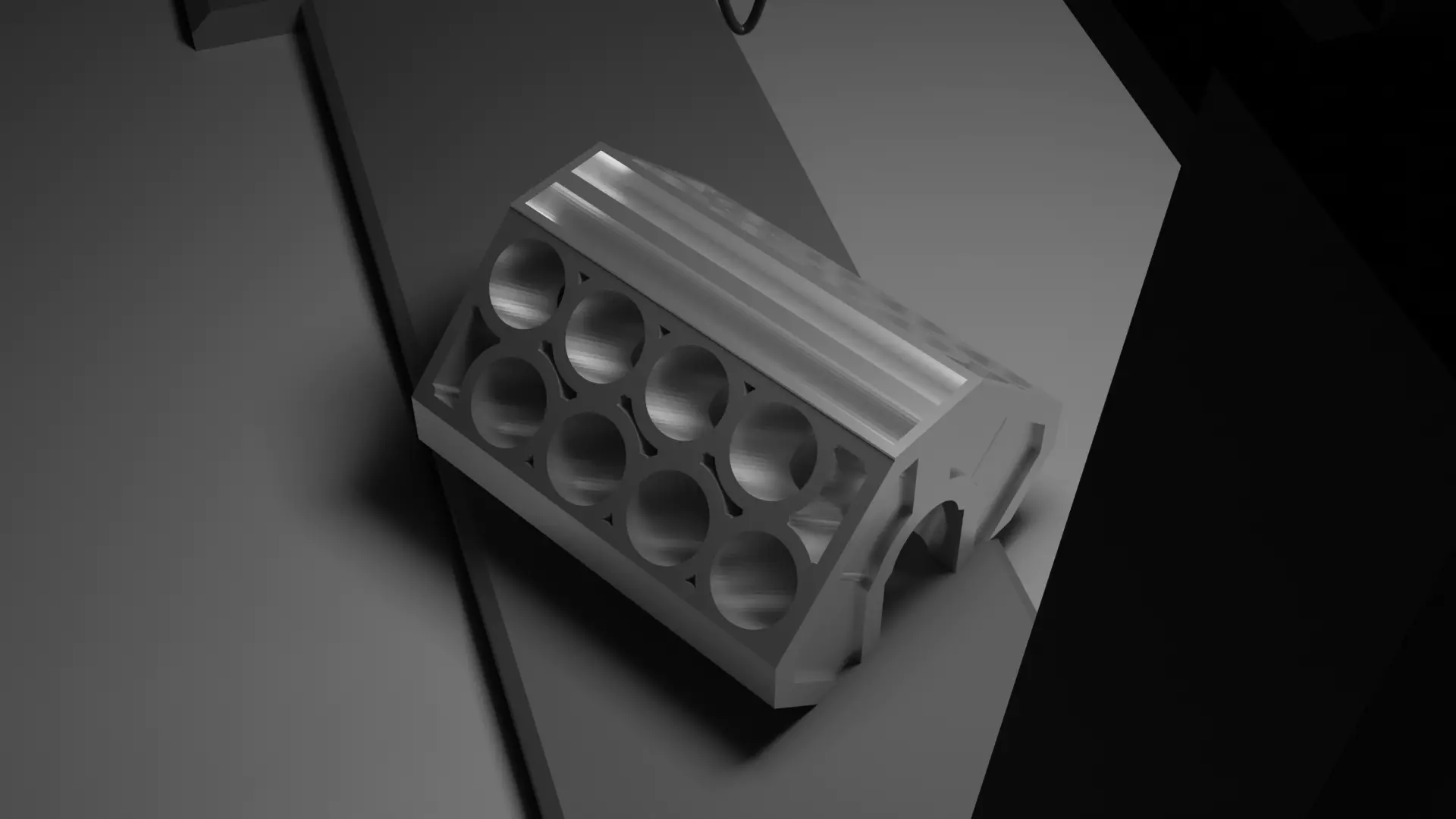 W16 Engine Block - Pen Holder Free 3D print model