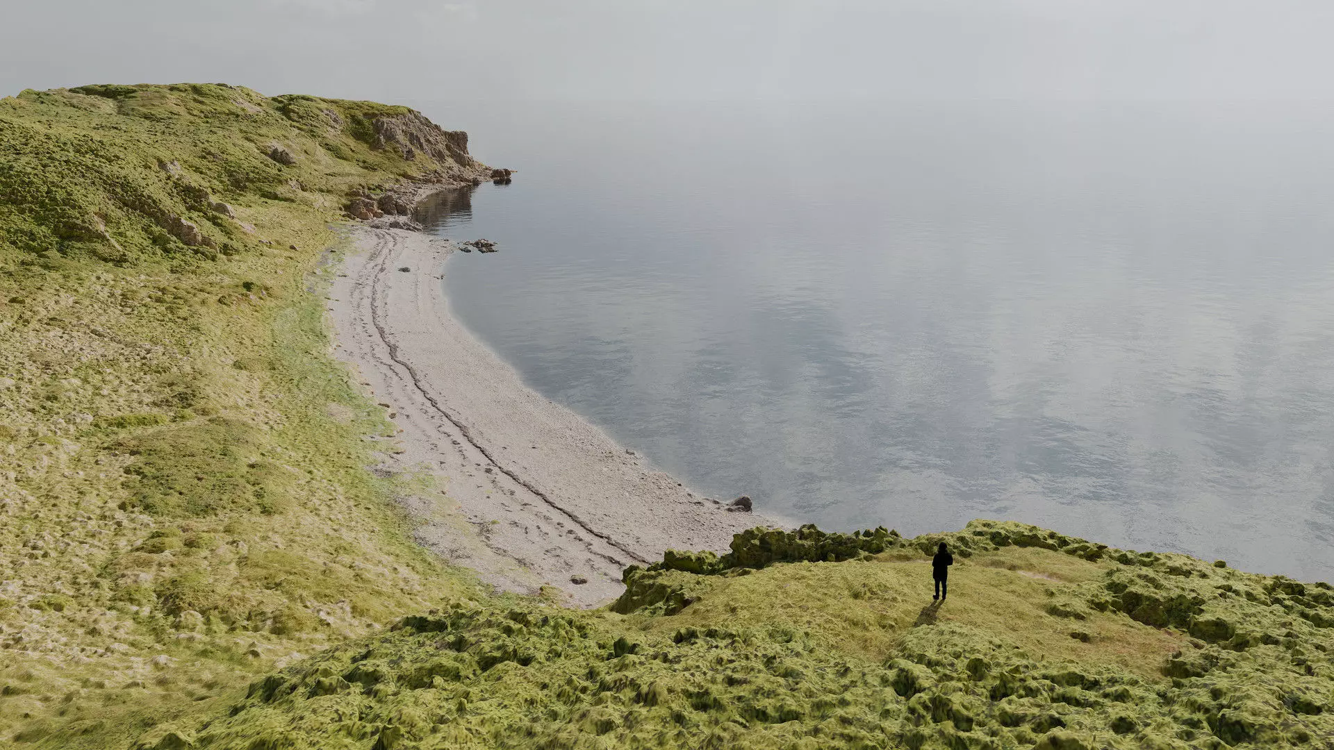 Basalt Coast E Low-poly 3D model