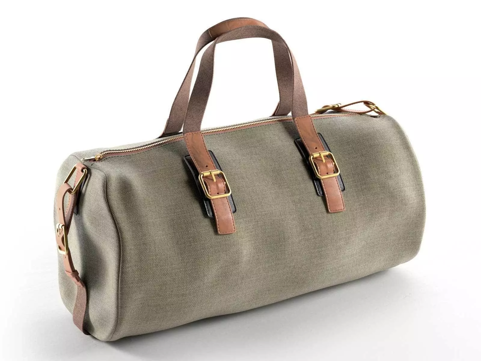Canvas Holdall Bag 3D model_0