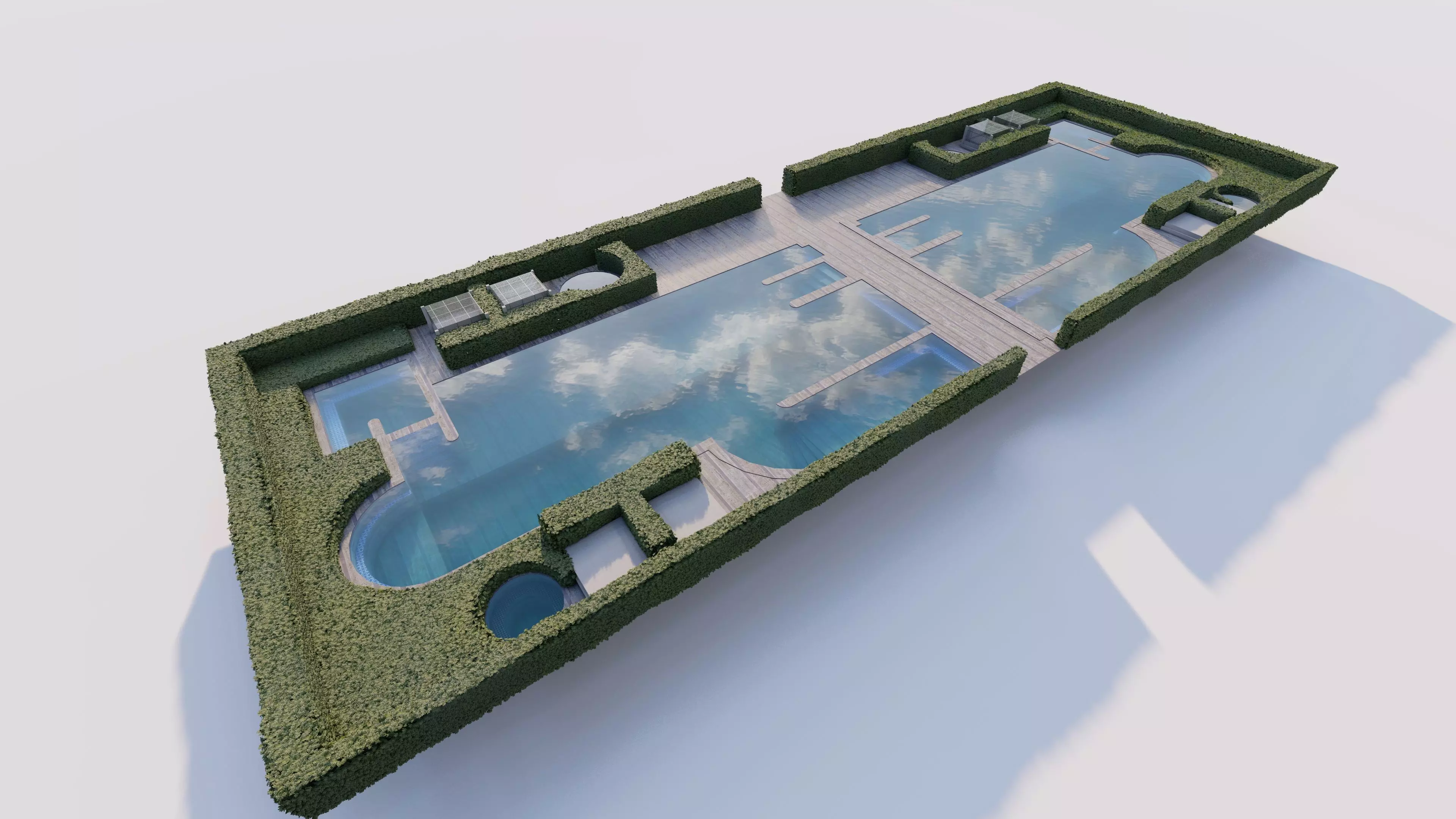 Swimming pool 3D model