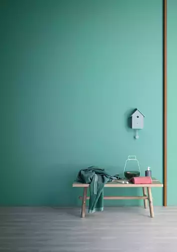 BeInspiration 5 empty room with wall and bench