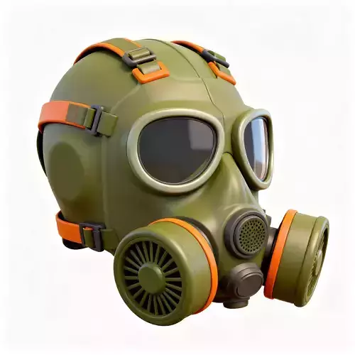Stylized Scavenger Gas Mask 3D Model