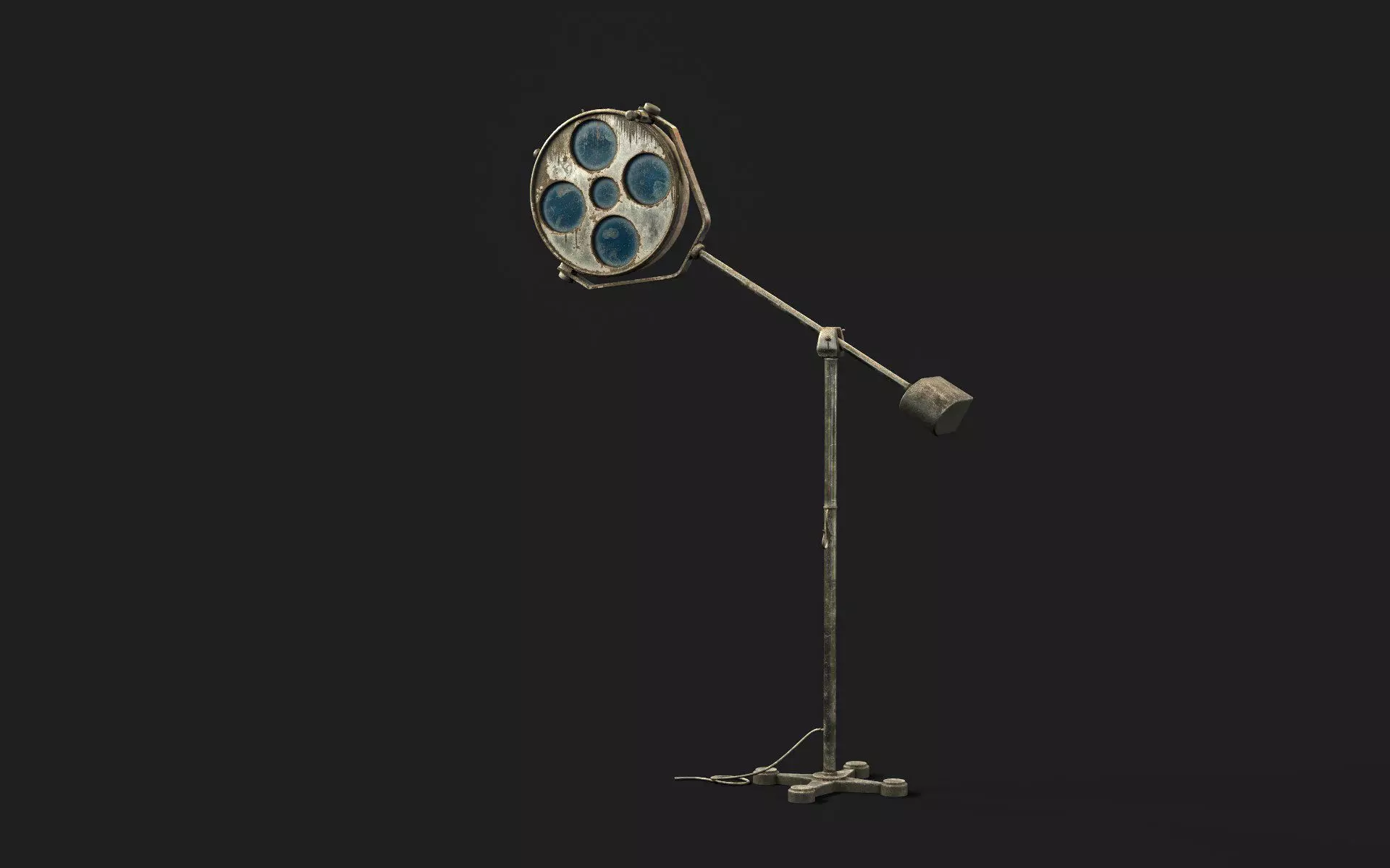 Medical Lamp Low-poly 3D model