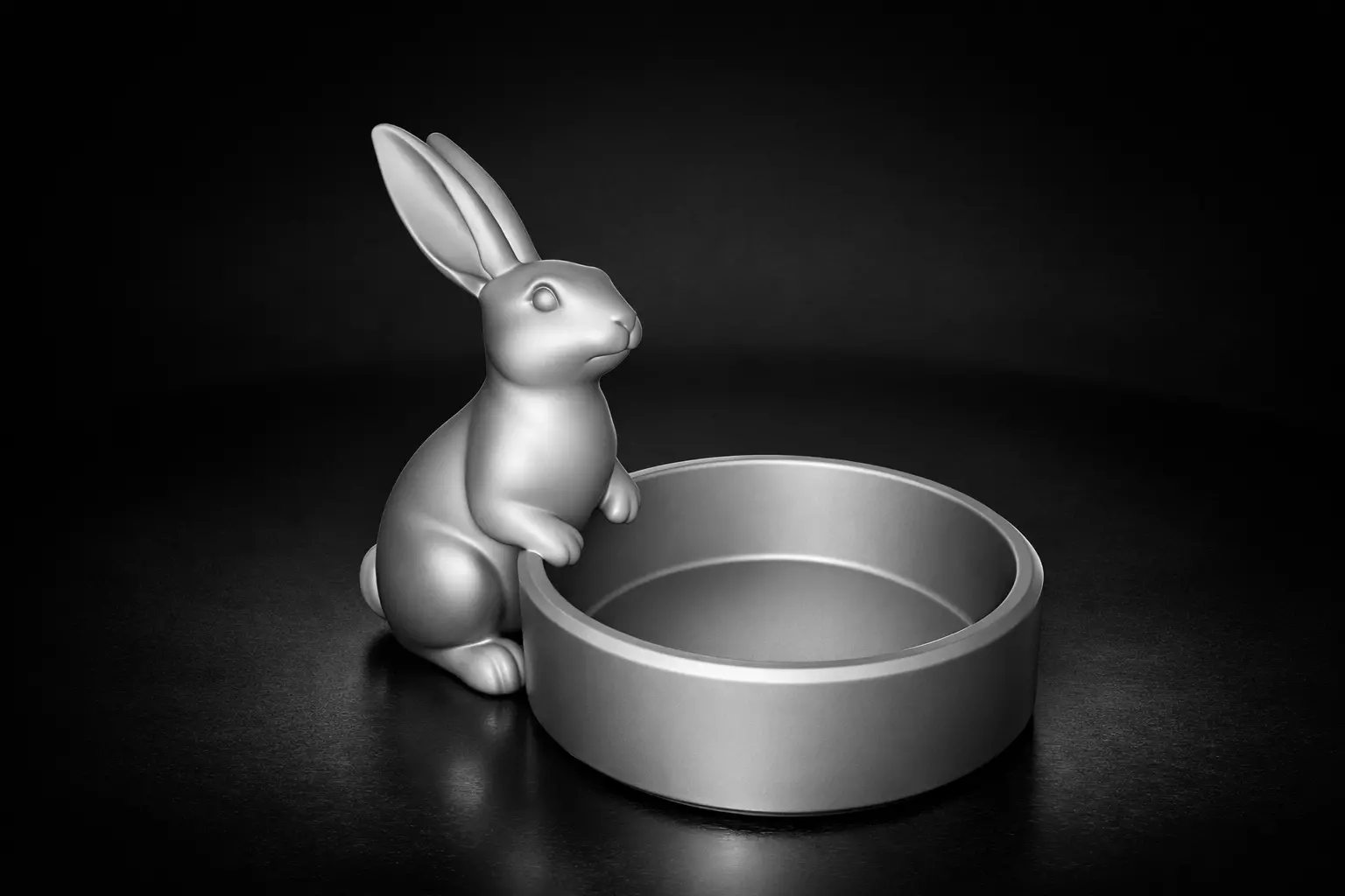 Easter Bunny Egg Holder Planter Rabbit Bowl Spring Easter 3D print model