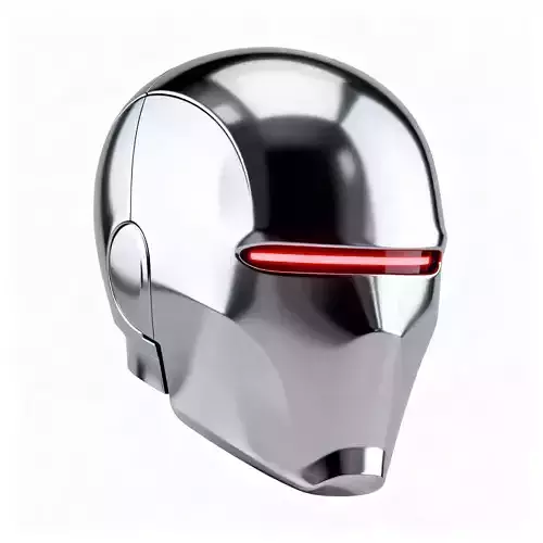 Robotic Cyberpunk Faceplate 3D Model 3D Model
