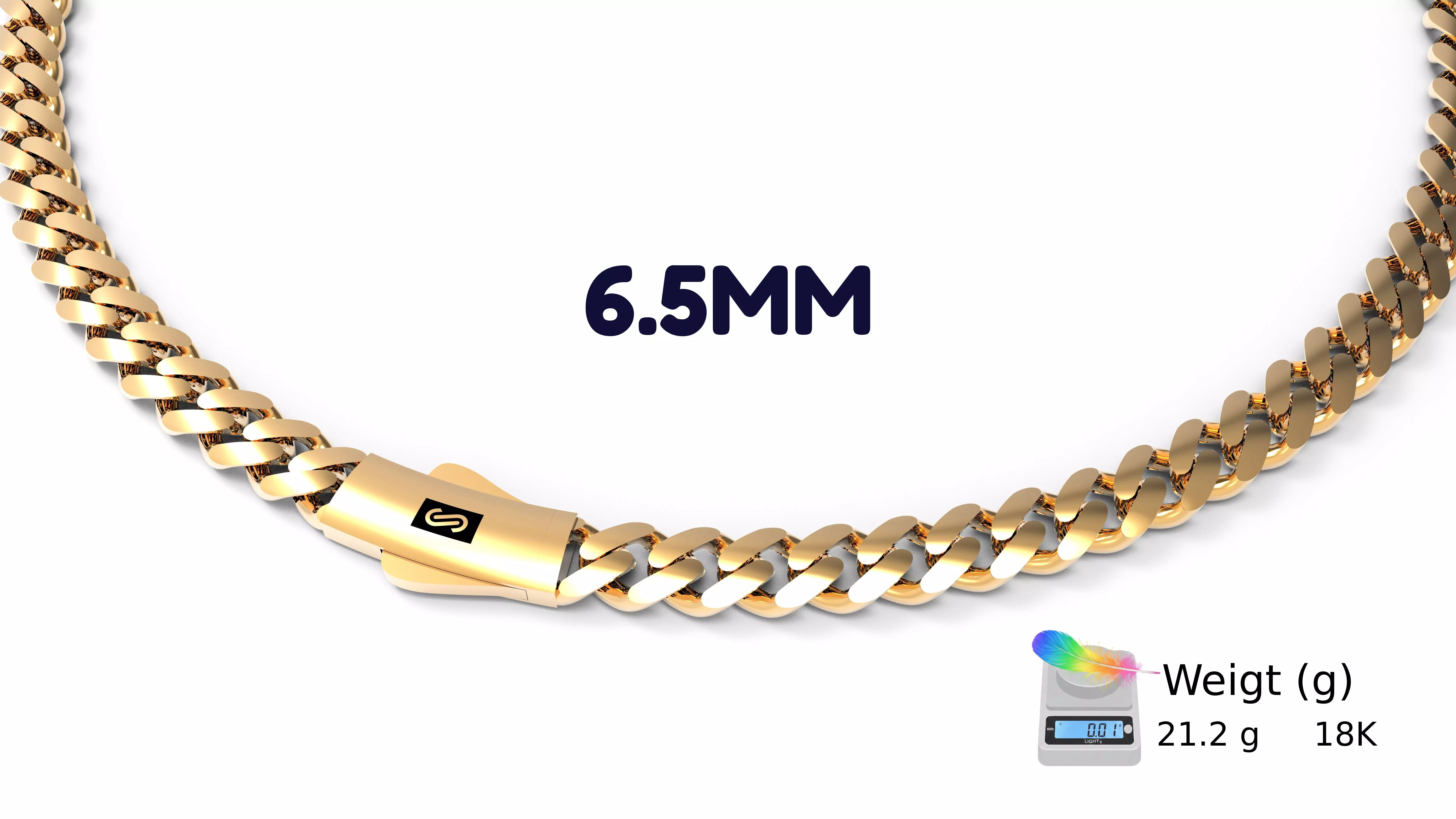 monacochain-Necklace-6-5mm 3D print model