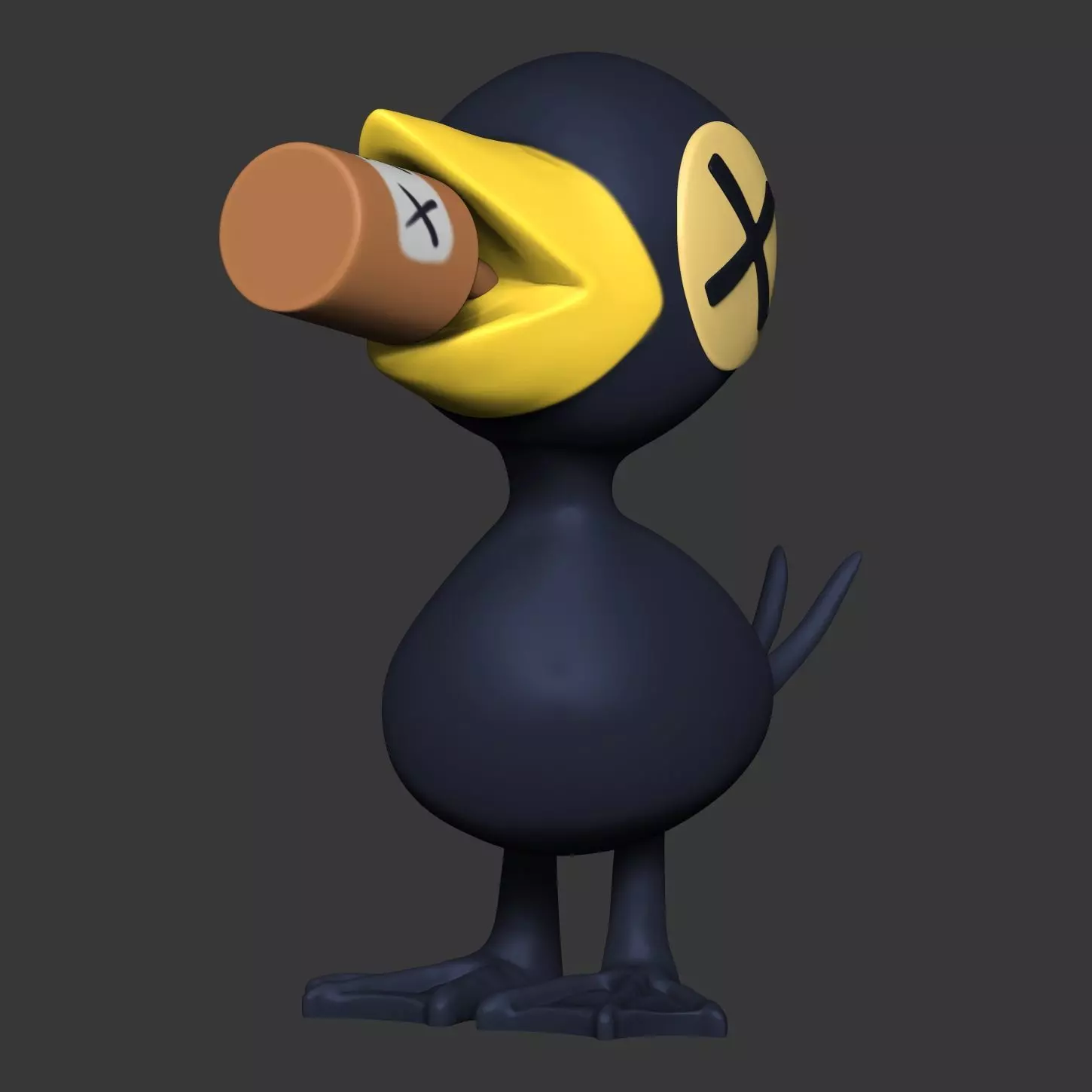 Drinky Crow 3D print model