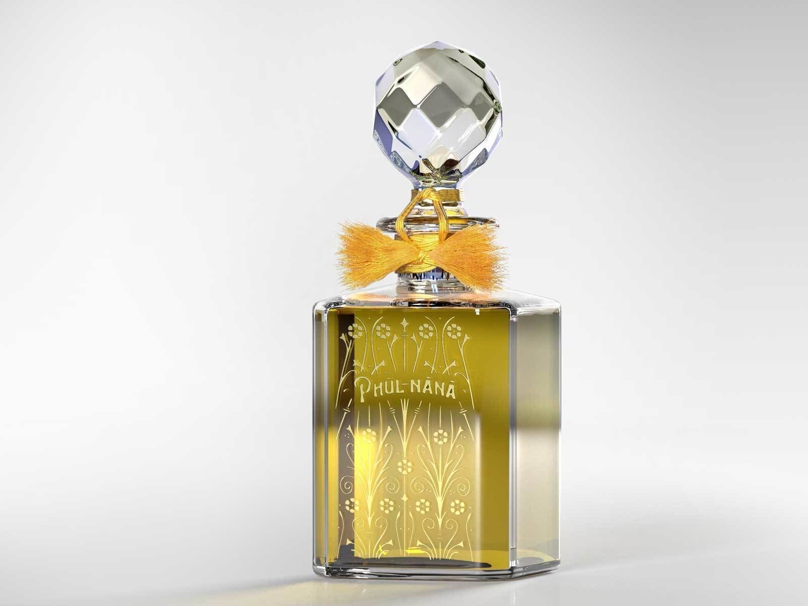 Baccarat Crystal Perfume Bottles 3D model_2