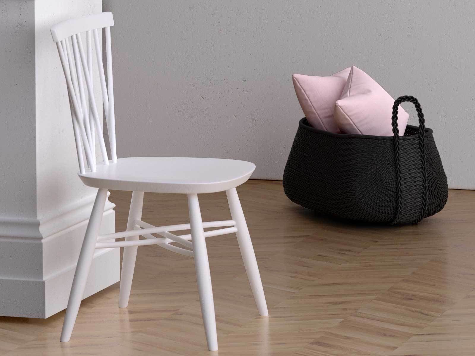 BeInspiration 6 ladder shelf with books and radio 3D model_3