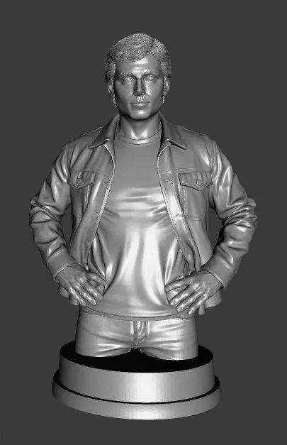 DC SMALLVILLE SUPERMAN CLARK KENT TOM WELLING BUST 3D print model