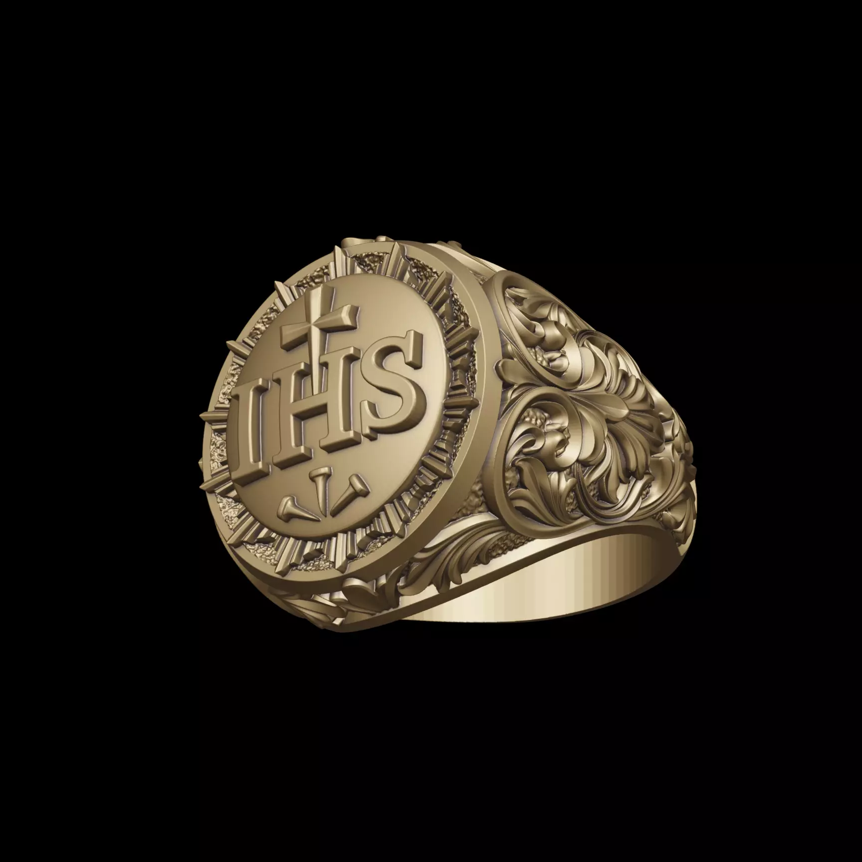 IHS ring 3D print model