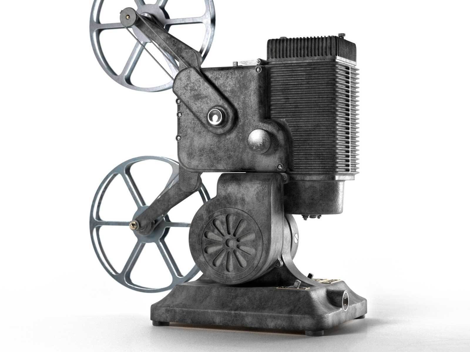 Ampro 16MM Projector 3D model_1