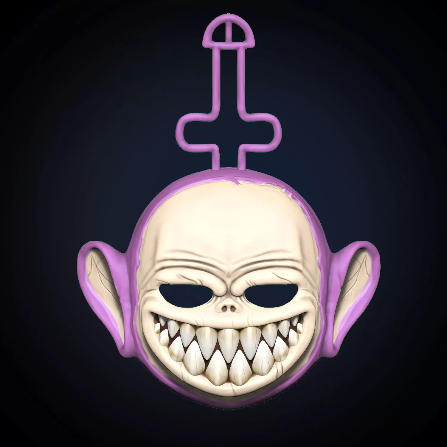 Teletubbies mask 3D print model