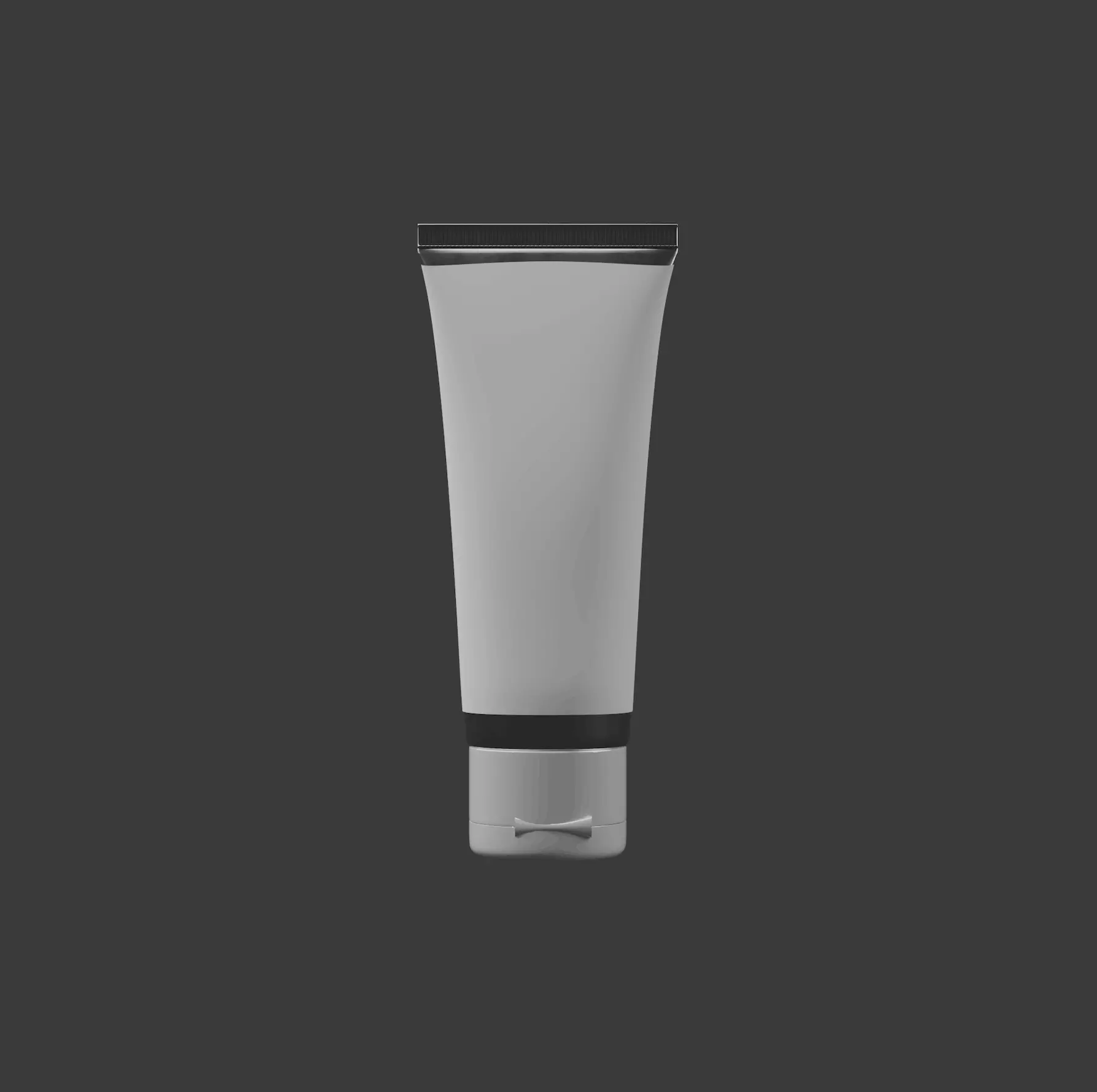 Aluminium tube 30ml with sticker 3D model