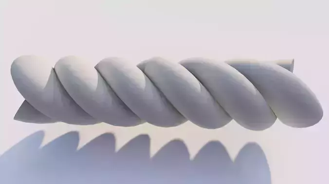 Math Object Three-Strand-Gyroid Voronoi