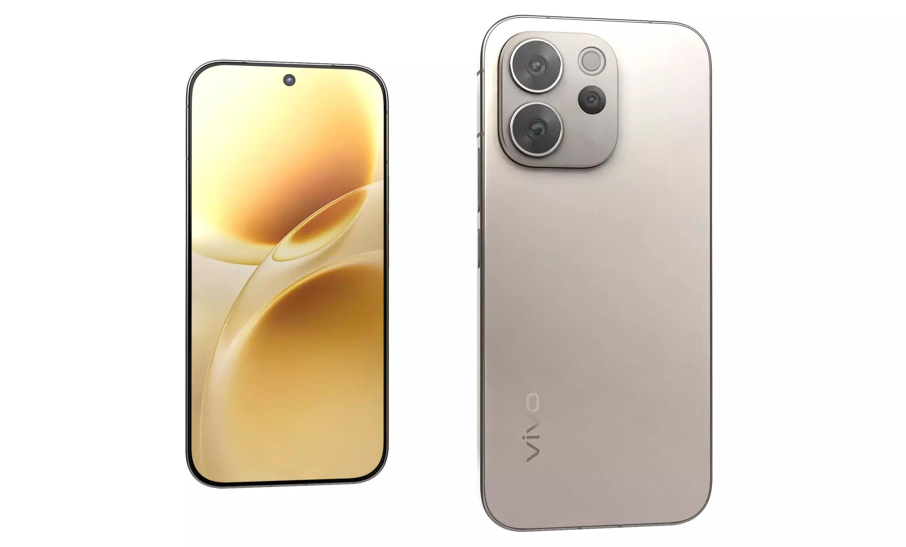 Vivo V70 Elite Sand Beige 3D model