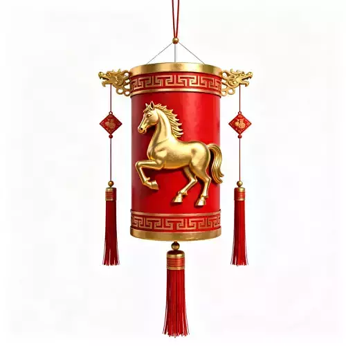 Imperial Golden Horse for lunar year  3D Model