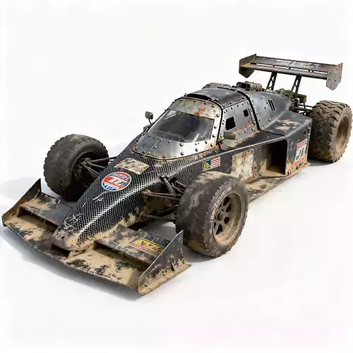 Crimson Stealth Sport Coupe 3D Model