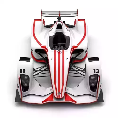 Formula Precision Race Car 3D Model V01