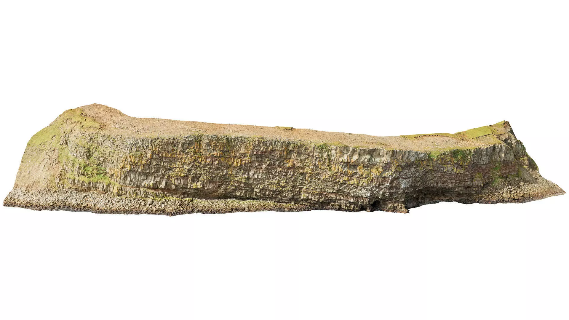 Coast Cliff G Low-poly 3D model