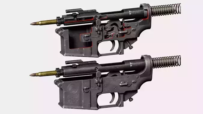 AR15 M4A1 Modular Lower Receiver Customizable