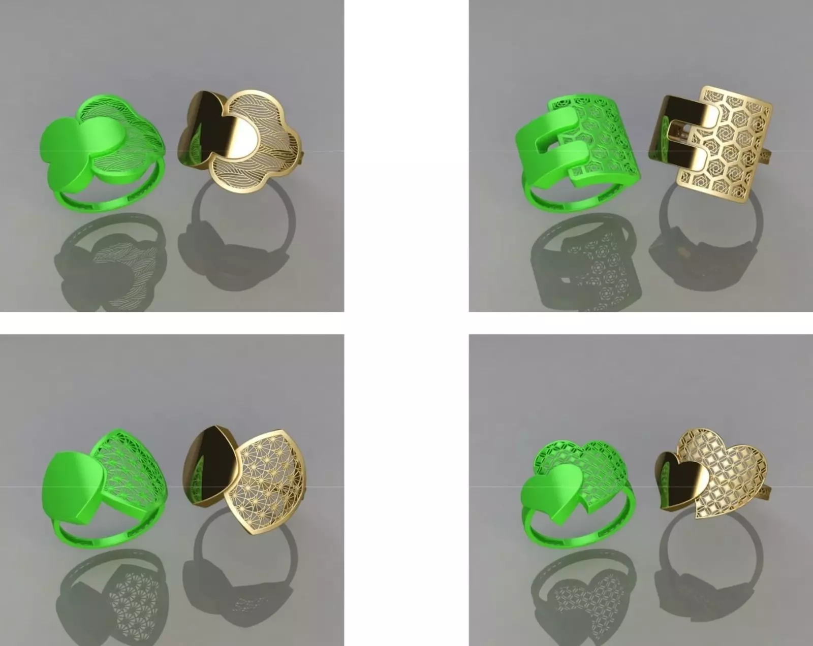 TURKISH RINGS 23 3DM AND STL 3D print model
