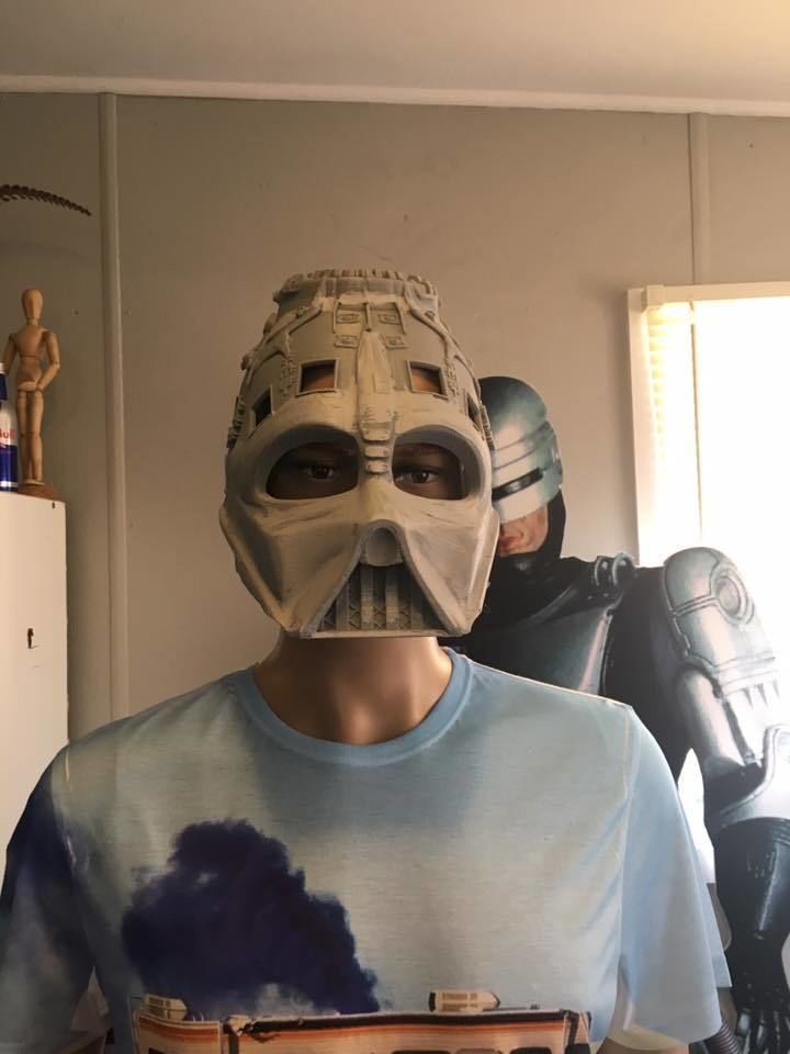3D Printable Darth Vader Helmet - With Reveal Face Mask 3D print model_20