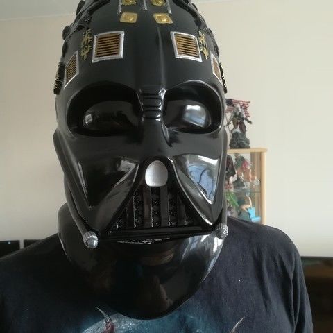 3D Printable Darth Vader Helmet - With Reveal Face Mask 3D print model_4