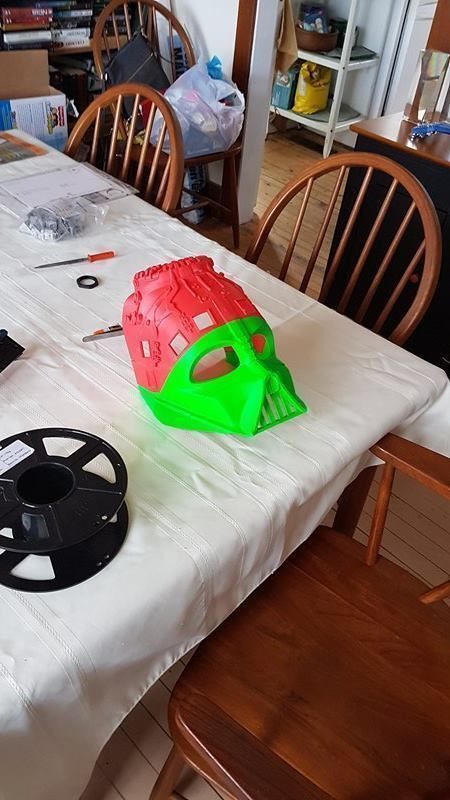 3D Printable Darth Vader Helmet - With Reveal Face Mask 3D print model_15