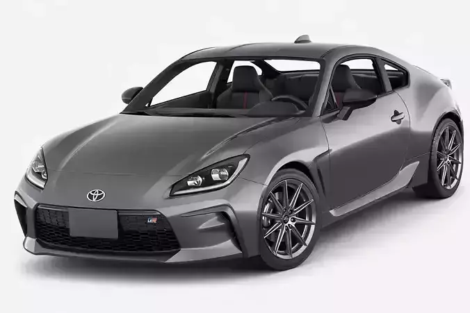 Toyota GR86 2023 Low Poly Sports Coupe Car Model
