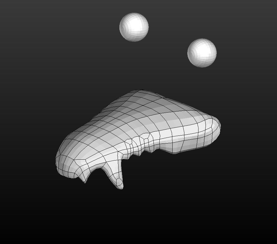 Lowpoly fantasy wolf Low-poly 3D model_18