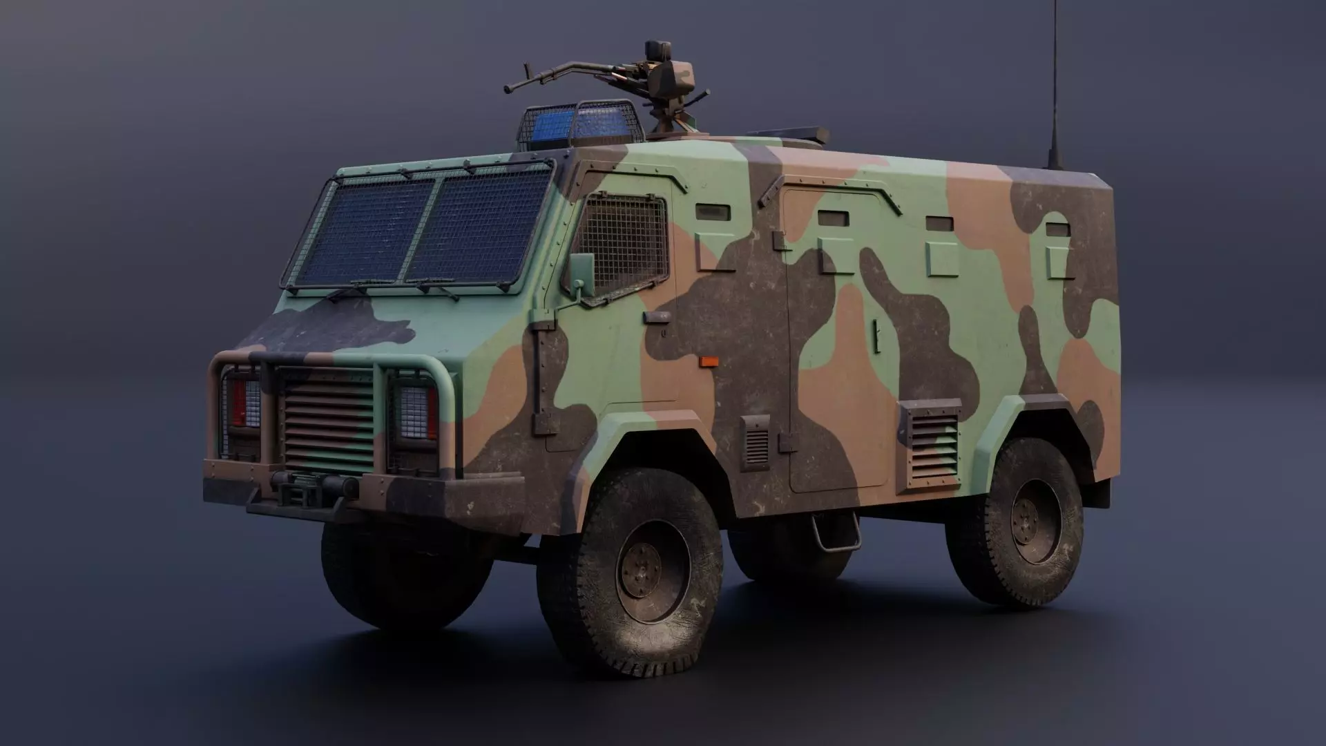 Alvis Tactica - Blender Game-Ready Asset Low-poly 3D model