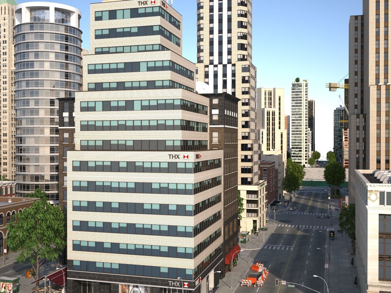 River City Low-poly 3D model_57